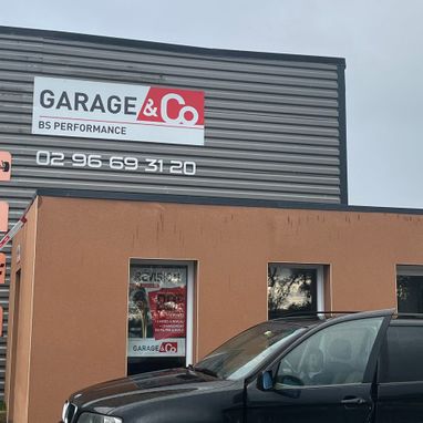 devanture extérieur garage